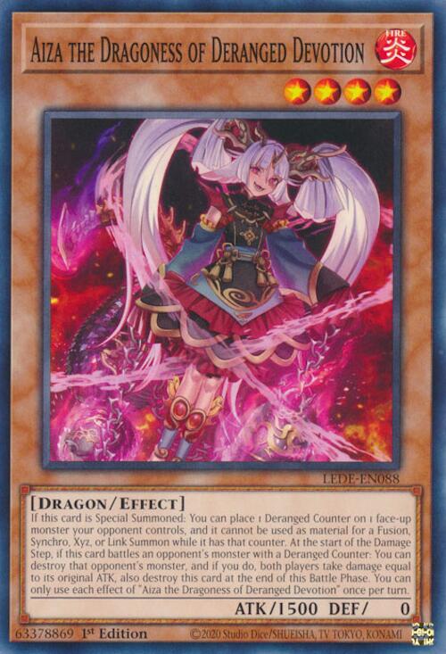 Aiza the Dragoness of Deranged Devotion [LEDE-EN088] Common | Card Merchant Takapuna