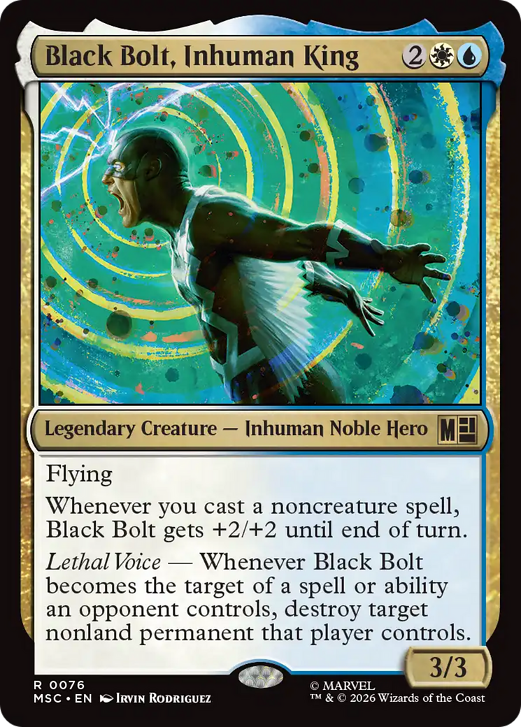 Black Bolt, Inhuman King [Marvel Super Heroes Commander] | Card Merchant Takapuna