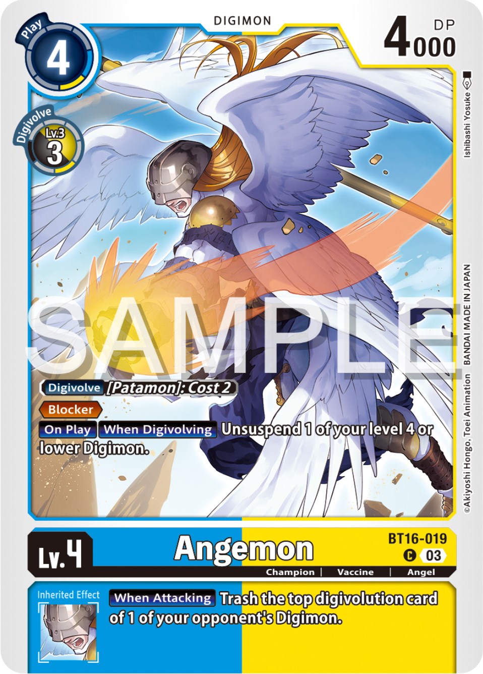 Angemon [BT16-019] [Beginning Observer] | Card Merchant Takapuna
