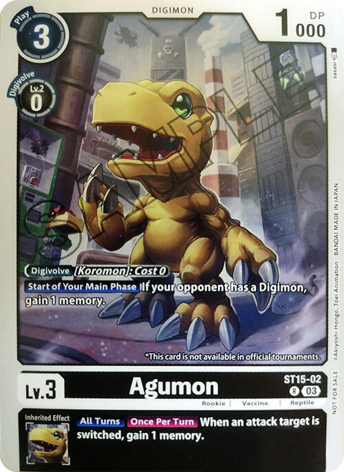 Agumon [ST15-02] (Demo Deck Exclusive) [Starter Deck: Dragon of Courage] | Card Merchant Takapuna