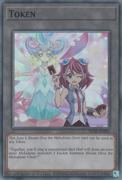 Token: Zuzu and Bloom Diva the Melodious Choir [TKN5-EN003] Super Rare | Card Merchant Takapuna