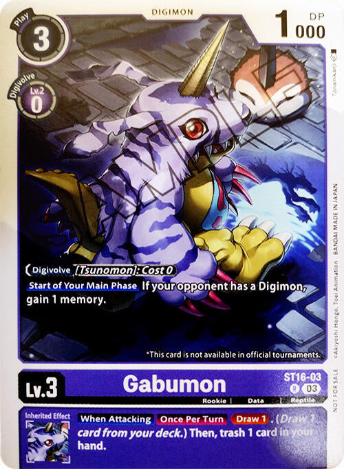 Gabumon [ST16-03] (Demo Deck Exclusive) [Starter Deck: Wolf of Friendship] | Card Merchant Takapuna