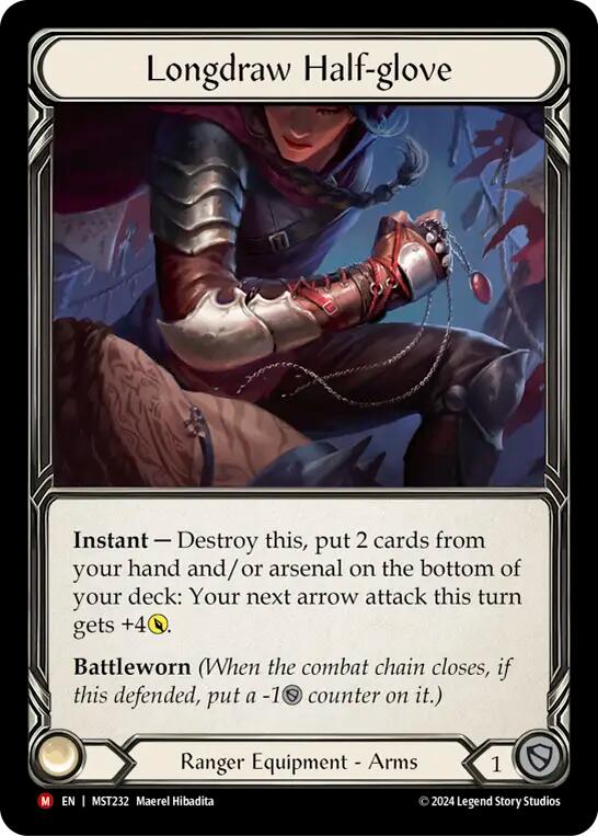 Longdraw Half-glove [MST232] (Part the Mistveil)  Cold Foil | Card Merchant Takapuna