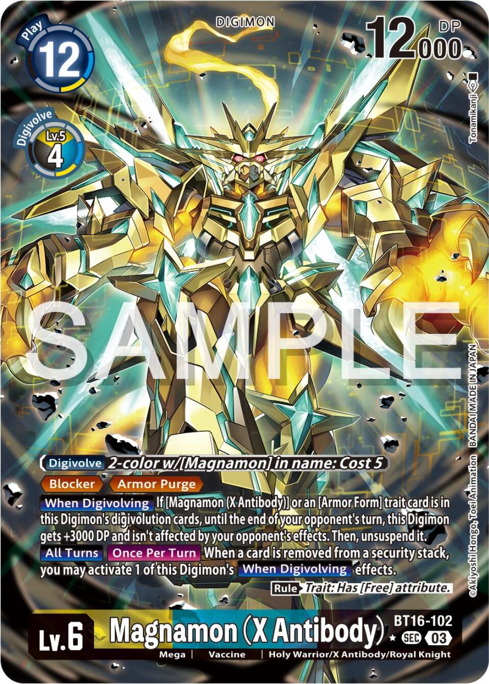 Magnamon (X Antibody) [BT16-102] (Alternate Art) [Beginning Observer] | Card Merchant Takapuna