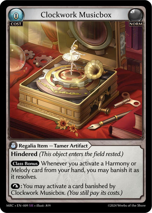 Clockwork Musicbox (009) [Mercurial Heart] | Card Merchant Takapuna
