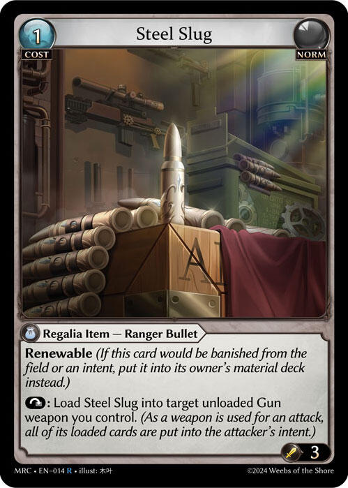 Steel Slug (014) [Mercurial Heart] | Card Merchant Takapuna