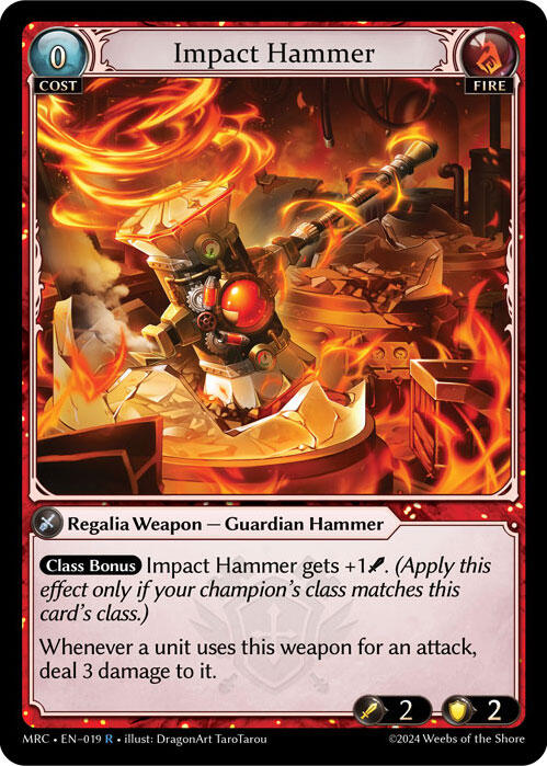 Impact Hammer (019) [Mercurial Heart] | Card Merchant Takapuna