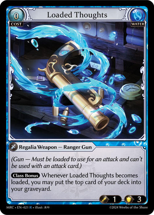 Loaded Thoughts (021) [Mercurial Heart] | Card Merchant Takapuna