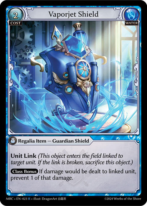 Vaporjet Shield (023) [Mercurial Heart] | Card Merchant Takapuna
