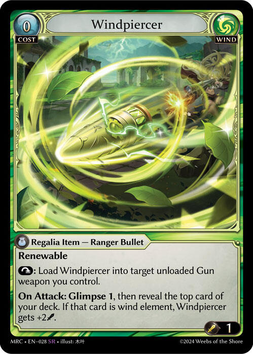 Windpiercer (028) [Mercurial Heart] | Card Merchant Takapuna