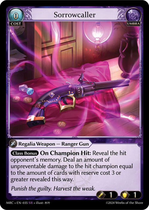 Sorrowcaller (035) [Mercurial Heart] | Card Merchant Takapuna
