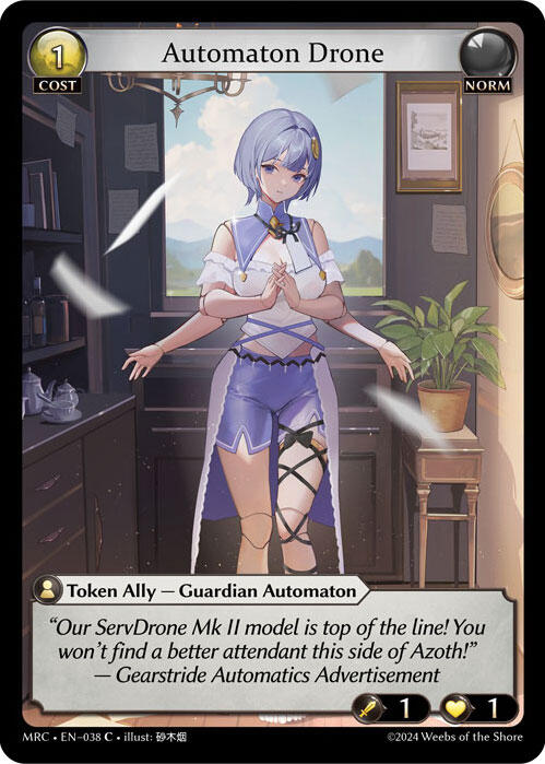 Automaton Drone (038) [Mercurial Heart] | Card Merchant Takapuna