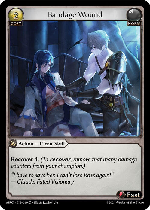 Bandage Wound (039) [Mercurial Heart] | Card Merchant Takapuna
