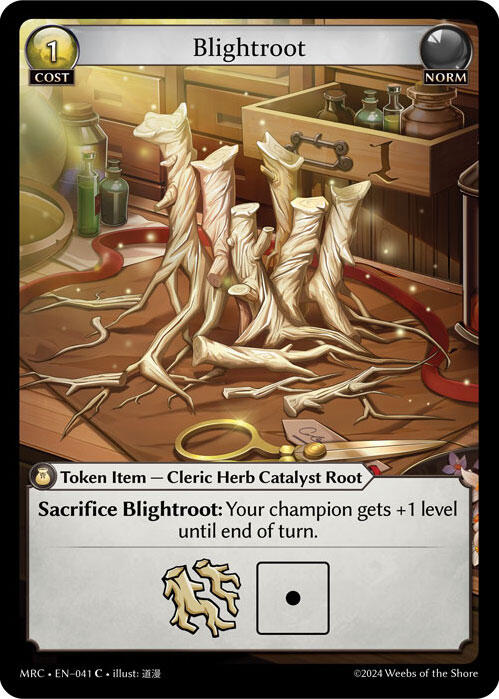 Blightroot (041) [Mercurial Heart] | Card Merchant Takapuna