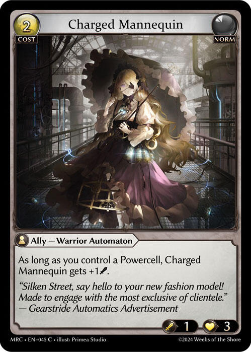 Charged Mannequin (045) [Mercurial Heart] | Card Merchant Takapuna