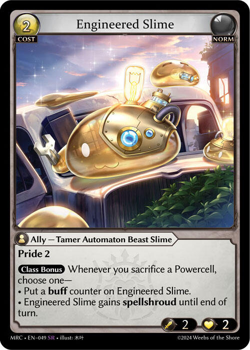 Engineered Slime (049) [Mercurial Heart] | Card Merchant Takapuna