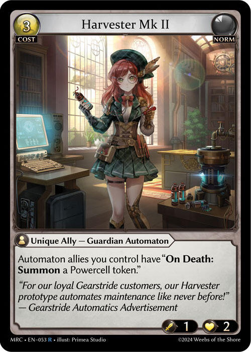 Harvester Mk II (053) [Mercurial Heart] | Card Merchant Takapuna
