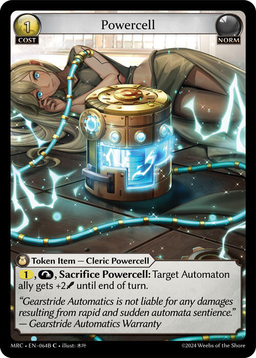 Powercell (64B) [Mercurial Heart] | Card Merchant Takapuna