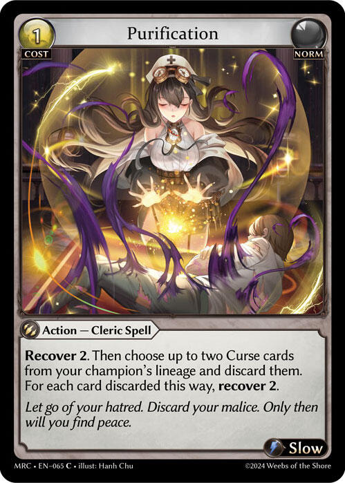 Purification (065) [Mercurial Heart] | Card Merchant Takapuna