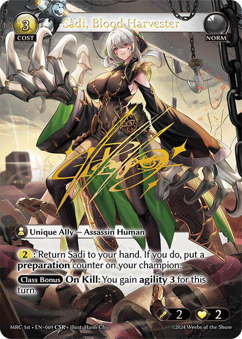 Sadi, Blood Harvester (069) [Mercurial Heart] | Card Merchant Takapuna