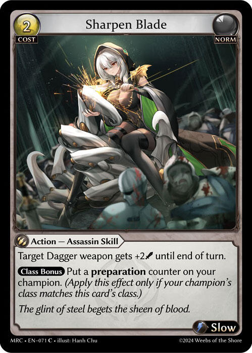 Sharpen Blade (071) [Mercurial Heart] | Card Merchant Takapuna