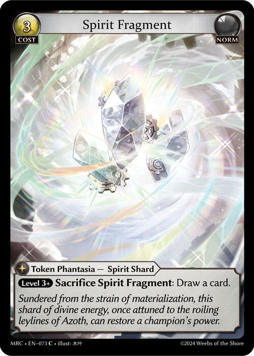 Spirit Fragment (073) [Mercurial Heart] | Card Merchant Takapuna