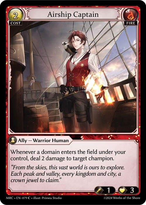 Airship Captain (079) [Mercurial Heart] | Card Merchant Takapuna