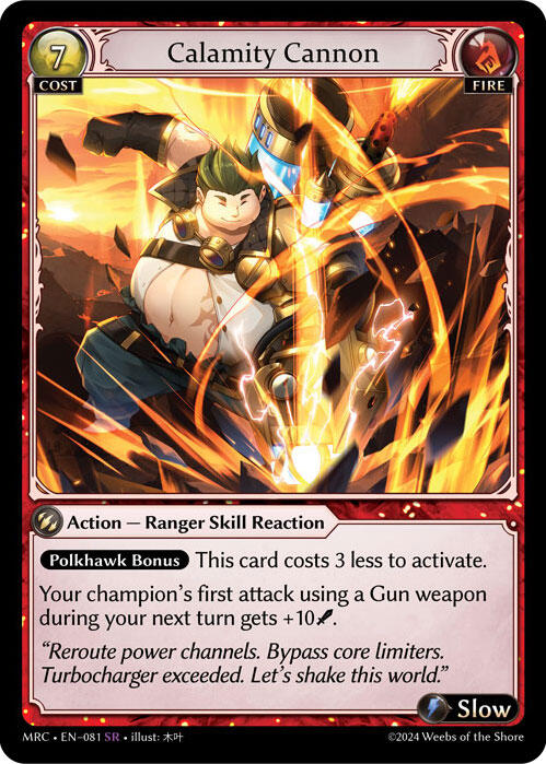 Calamity Cannon (081) [Mercurial Heart] | Card Merchant Takapuna