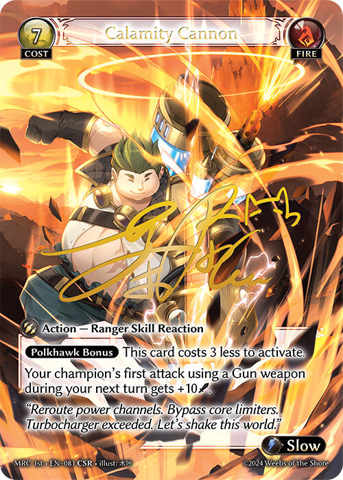 Calamity Cannon (CSR) (081) [Mercurial Heart] | Card Merchant Takapuna