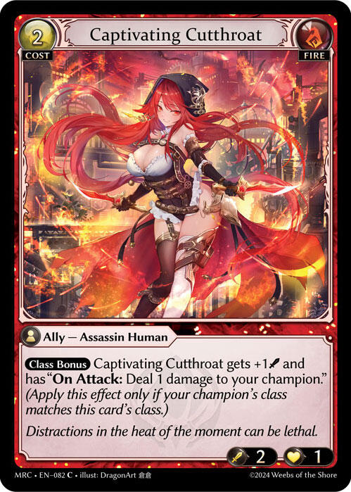 Captivating Cutthroat (082) [Mercurial Heart] | Card Merchant Takapuna