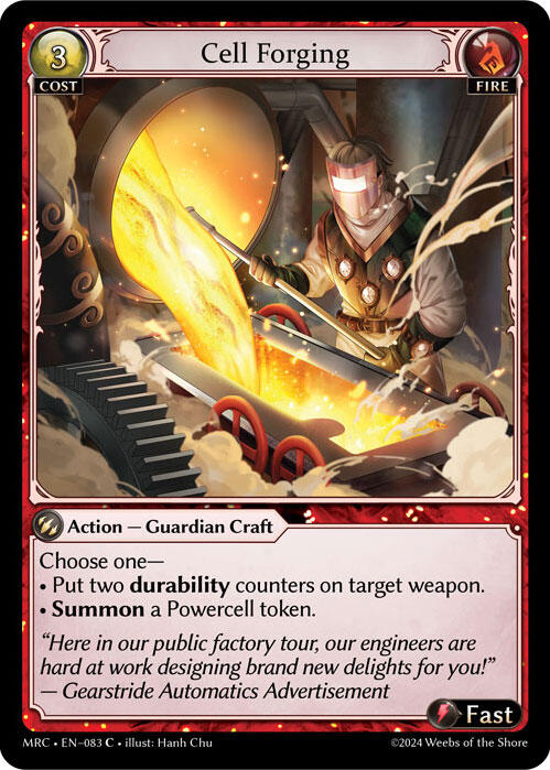Cell Forging (083) [Mercurial Heart] | Card Merchant Takapuna