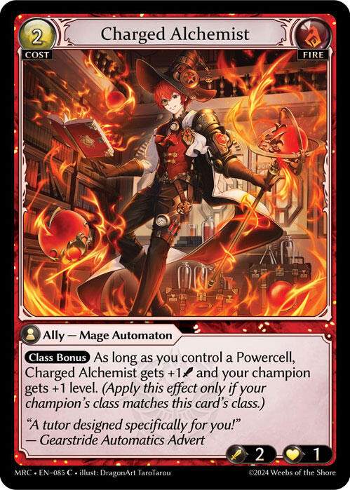 Charged Alchemist (085) [Mercurial Heart] | Card Merchant Takapuna