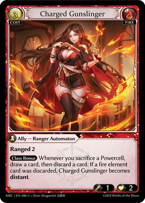 Charged Gunslinger (086) [Mercurial Heart] | Card Merchant Takapuna
