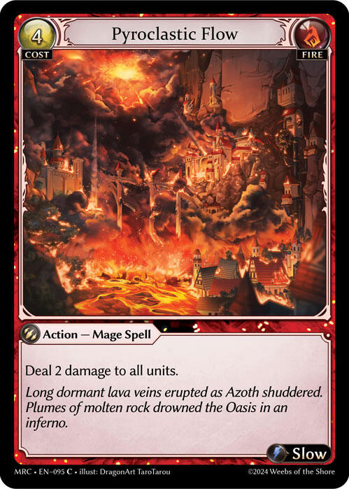 Pyroclastic Flow (095) [Mercurial Heart] | Card Merchant Takapuna