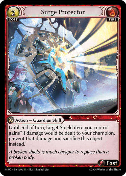Surge Protector (099) [Mercurial Heart] | Card Merchant Takapuna