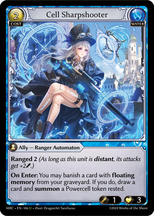 Cell Sharpshooter (106) [Mercurial Heart] | Card Merchant Takapuna