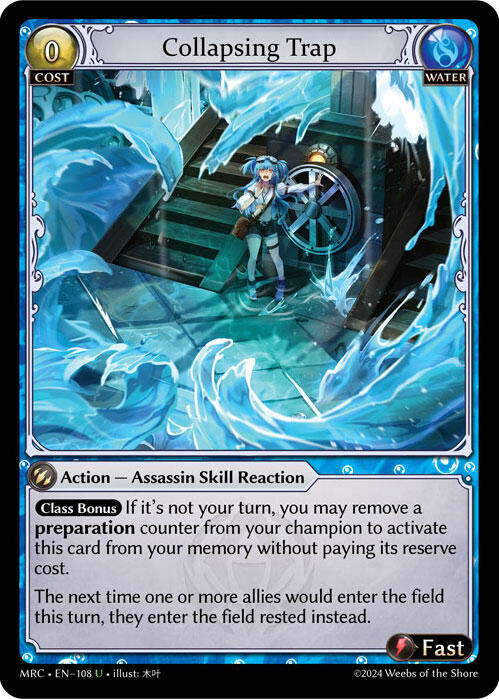 Collapsing Trap (108) [Mercurial Heart] | Card Merchant Takapuna
