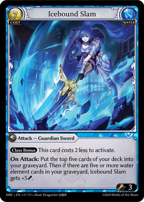 Icebound Slam (117) [Mercurial Heart] | Card Merchant Takapuna