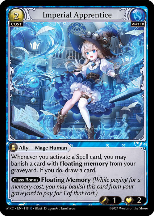 Imperial Apprentice (118) [Mercurial Heart] | Card Merchant Takapuna