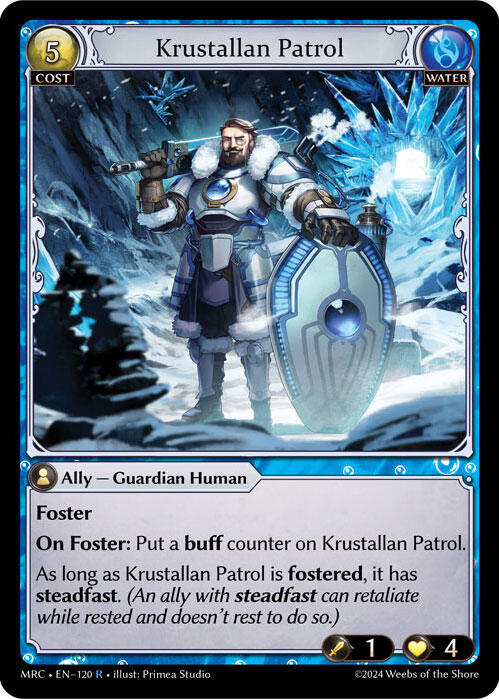Krustallan Patrol (120) [Mercurial Heart] | Card Merchant Takapuna