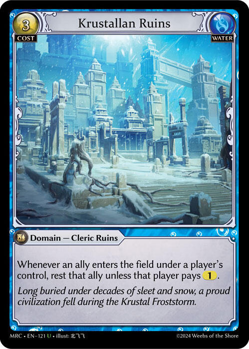 Krustallan Ruins (121) [Mercurial Heart] | Card Merchant Takapuna