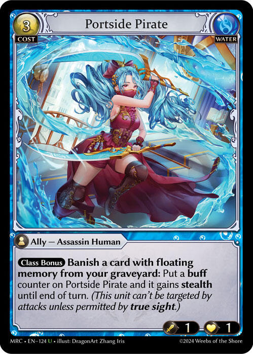 Portside Pirate (124) [Mercurial Heart] | Card Merchant Takapuna