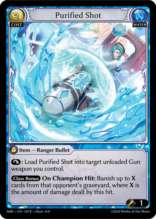 Purified Shot (129) [Mercurial Heart] | Card Merchant Takapuna