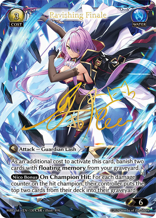 Ravishing Finale (CSR) (130) [Mercurial Heart] | Card Merchant Takapuna