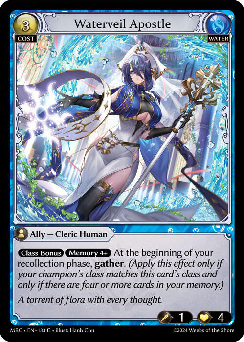 Waterveil Apostle (133) [Mercurial Heart] | Card Merchant Takapuna