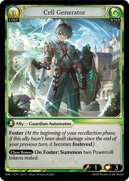 Cell Generator (136) [Mercurial Heart] | Card Merchant Takapuna