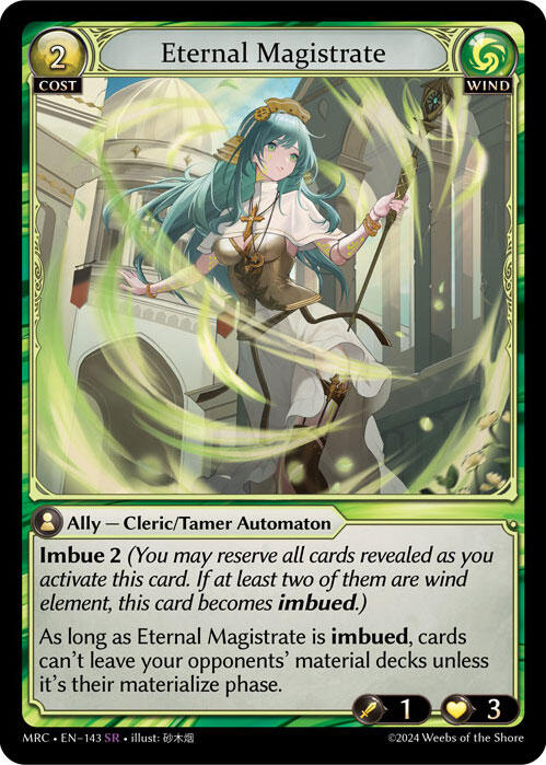 Eternal Magistrate (143) [Mercurial Heart] | Card Merchant Takapuna