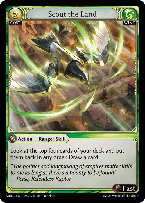 Scout the Land (149) [Mercurial Heart] | Card Merchant Takapuna