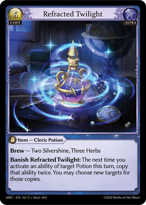 Refracted Twilight (167) [Mercurial Heart] | Card Merchant Takapuna