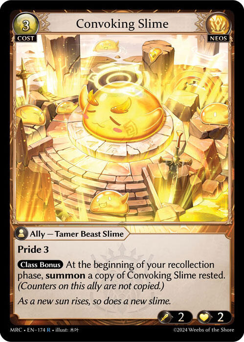 Convoking Slime (174) [Mercurial Heart] | Card Merchant Takapuna